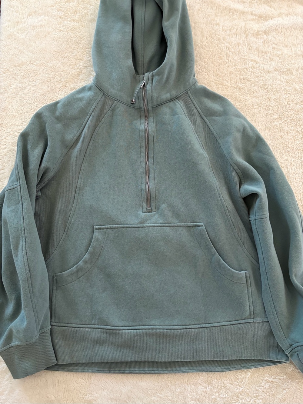 Lululemon Scuba Oversized Half-Zip Long Hoodie Crater Blue